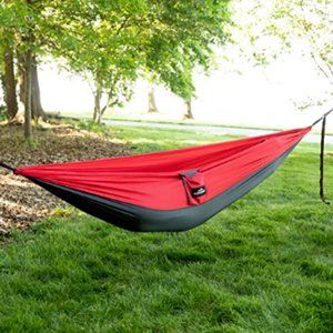 Castaway Unisex Red/Gray Travel Hammock